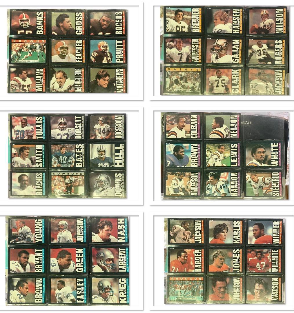 NFLアメリカンフットボールのトレーディングカードコレクション200枚