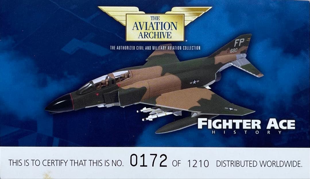 絶版新品希少　Corgi/コーギー1/72 F-4C ファントム　US33219