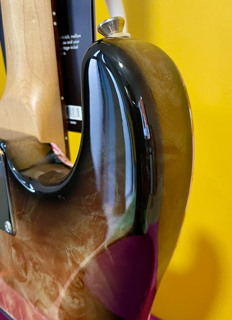 【✨超希少✨】ワンオフ‼　ローズフラワー ストラトギター♥