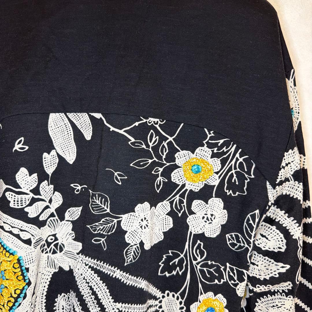 LEONARD レオナール シルクウール カーディガン Mサイズ