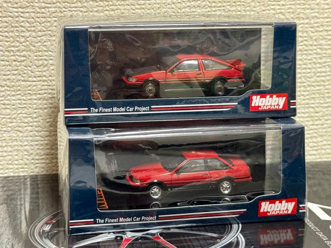 Hobby Japan 1/64 AE86 Levinミニカー セット