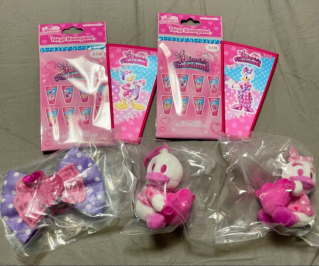 パルパルーザ ドナルド デイジー ストラップ キーチェーン ワッペン ミニー