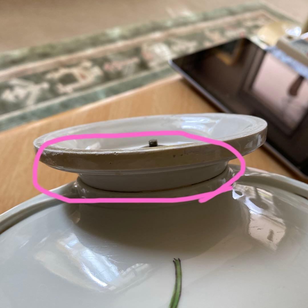 マイセン コンポート　ボウル　大型　蓋欠品