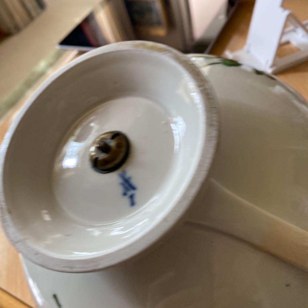 マイセン コンポート　ボウル　大型　蓋欠品