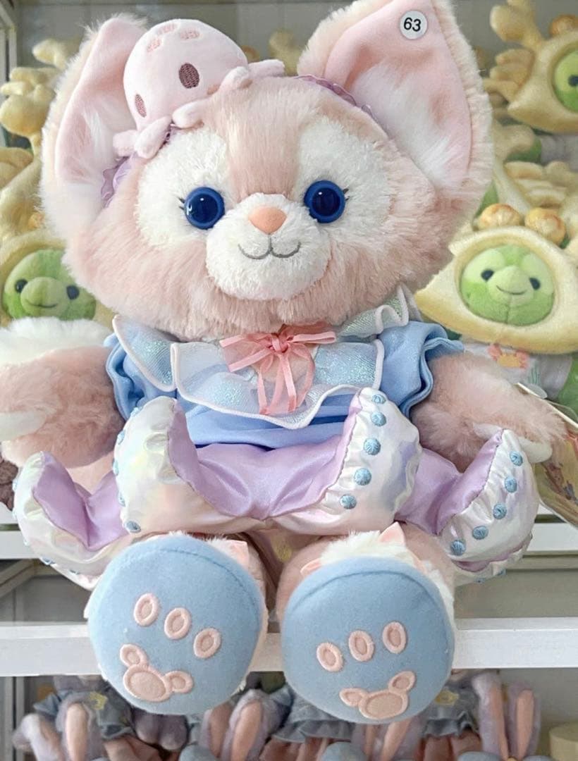 【値下げ❗️即日発送】上海ディズニー　サマー　タコ　リーナベルぬいぐるみSSサイズ