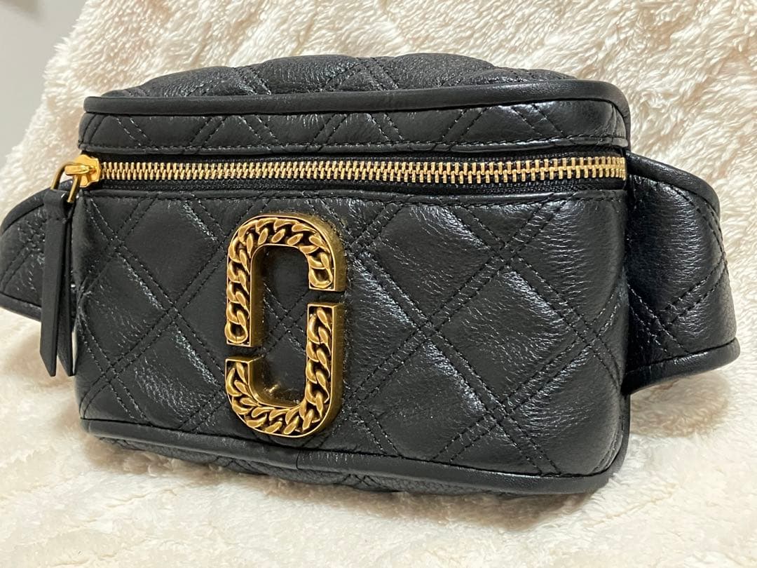 【カエル】キルティングレザーバッグ MARC JACOBS