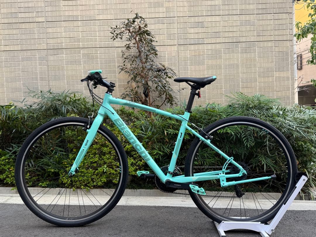 消耗品新品交換済み★ビアンキ C-SPORTS 1 クロスバイク　47サイズ