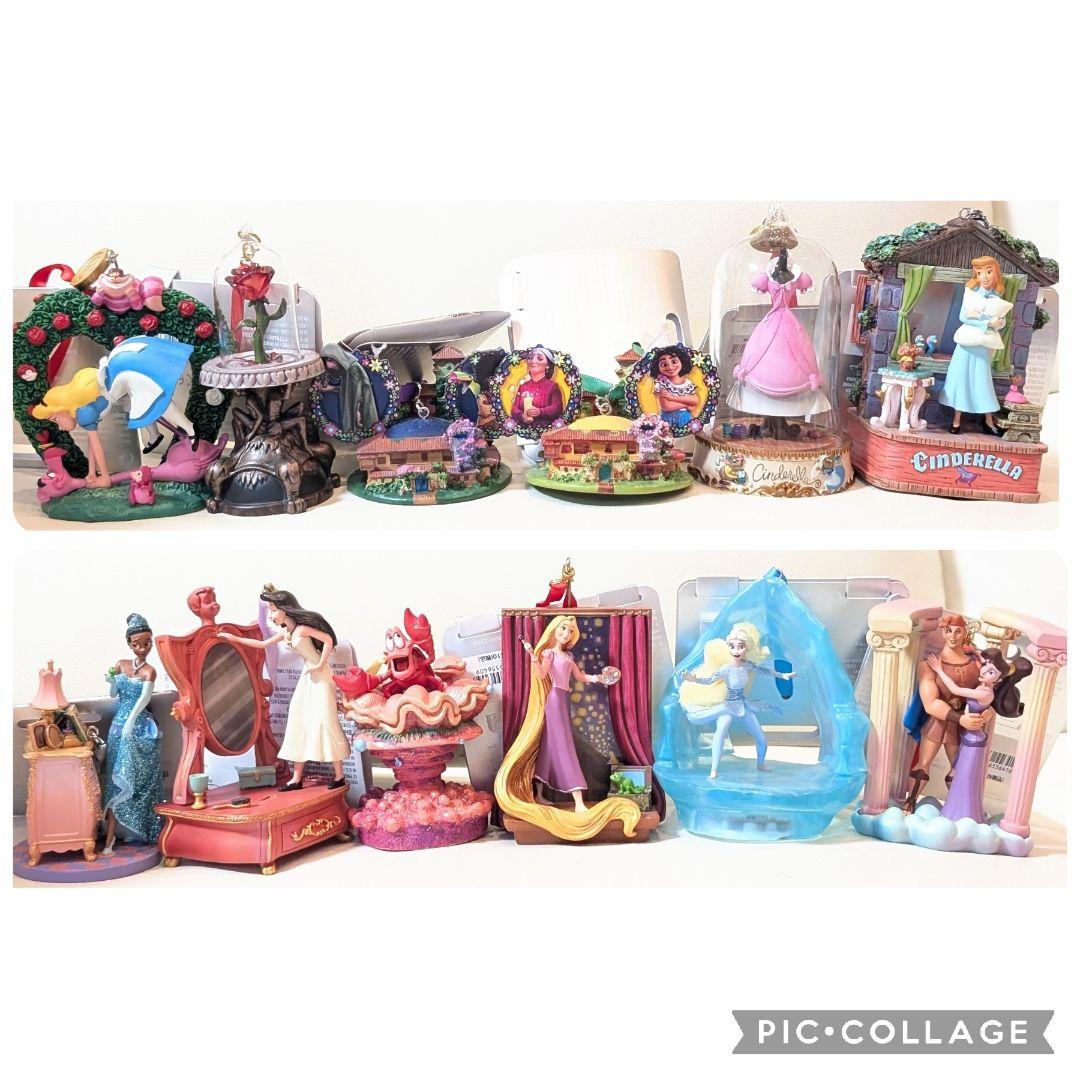 ディズニーストア　オーナメント　スケッチブック　フィギュア　LEDライト