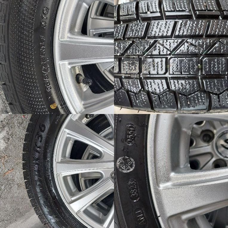 【美品】2023年式　スタッドレスタイヤホイール4本セット 165/70/R14