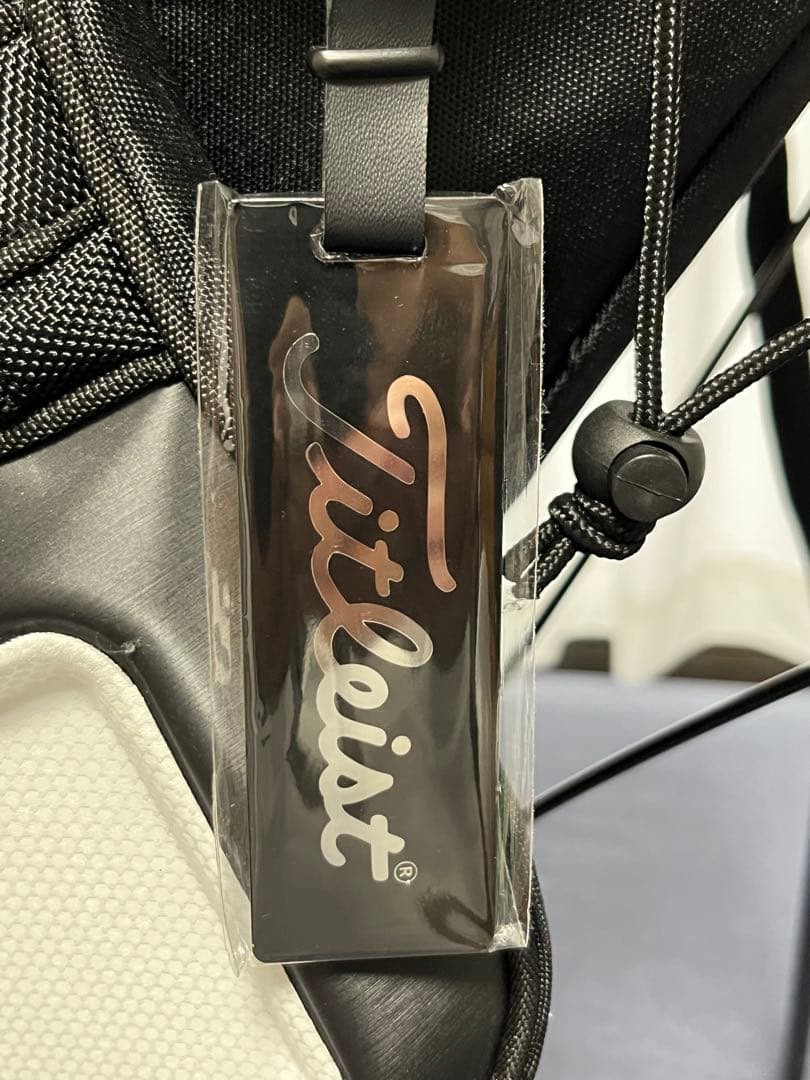 Titleist キャディバッグ スタンド付ブラック/ホワイトTB20SXSF