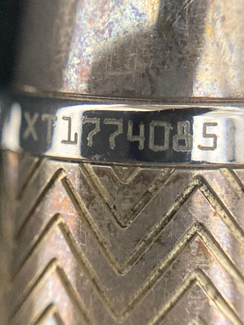 モンブラン 万年筆 ソリテール 146 ドゥエ シルバーバーリー ペン先18K