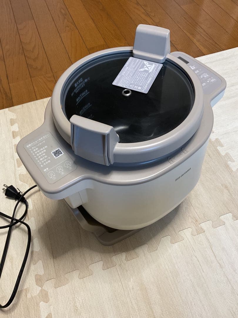 IRIS OHYAMA DMC-IB2-C シェフドラム　1.0L ホワイト