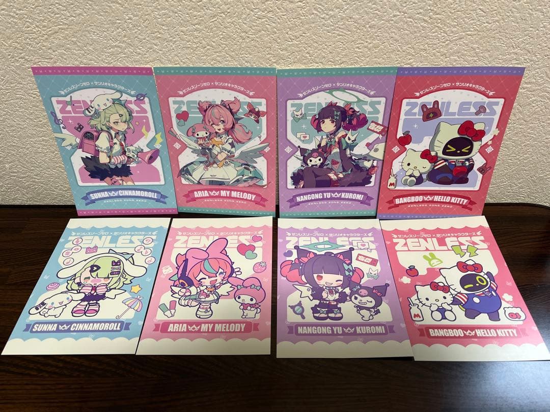 【GiGO限定】ゼンゼロ×サンリオキャラクターズ プライズ&ノベルティセット