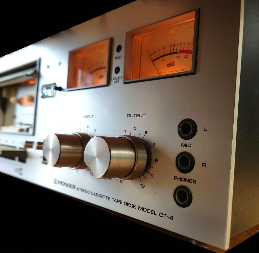 【定価︰￥55,800・1976年】PIONEER CT-4 カセットデッキ