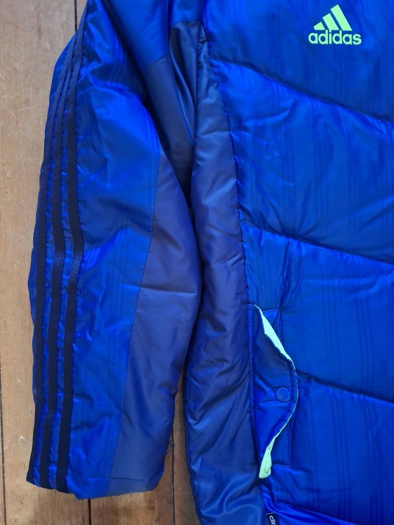 adidas　ダウンコート　ベンチコート　Lサイズ