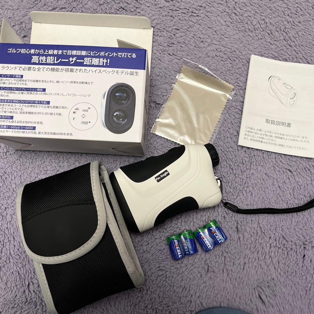 (小太郎さん用)ピンイーグル　ゴルフ用 レーザー距離計 CR3換え電池4つ付き