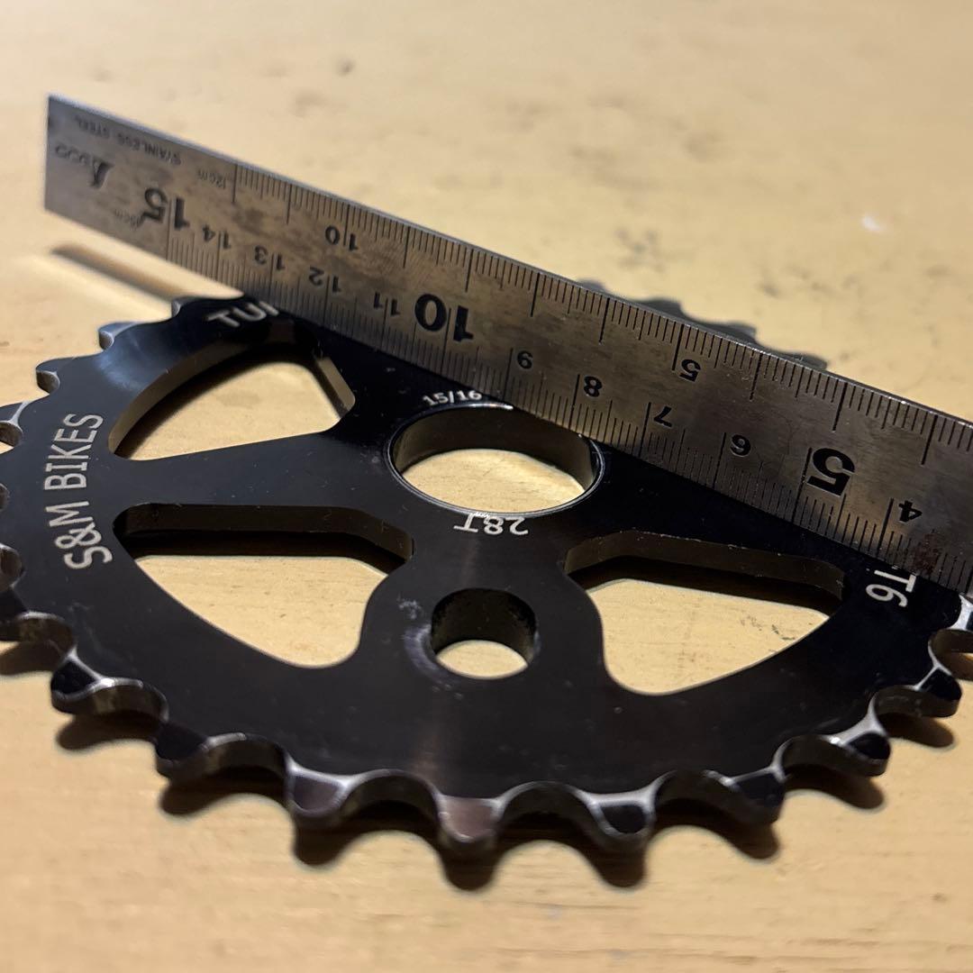 S&M Tuff man Sprocket 28t BMX スプロケット 黒