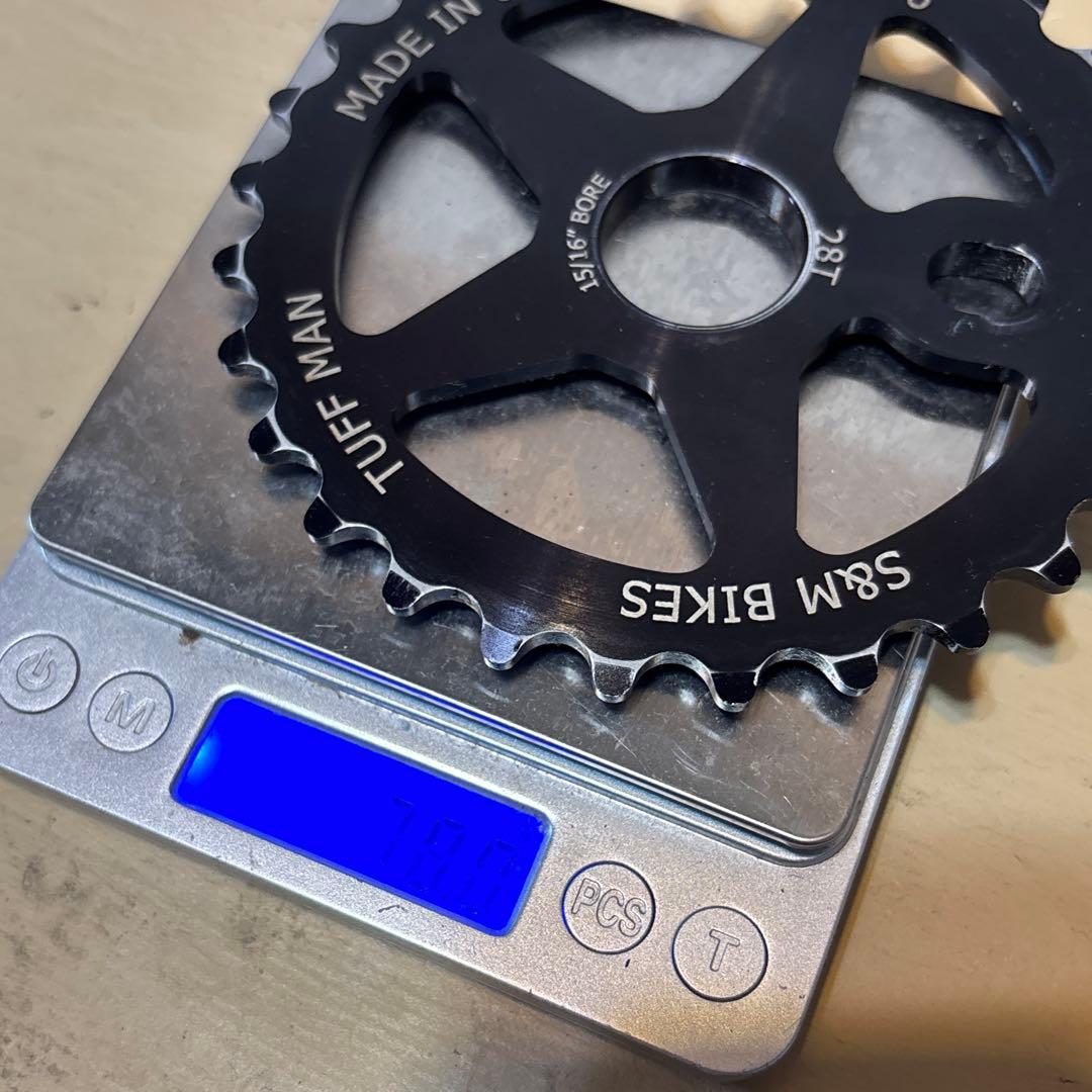 S&M Tuff man Sprocket 28t BMX スプロケット 黒