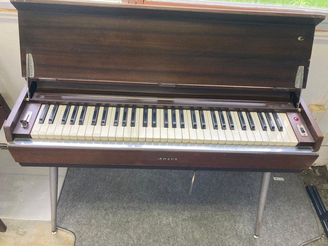 Yamaha ピアノ ダークブラウン 収納引き出し付き