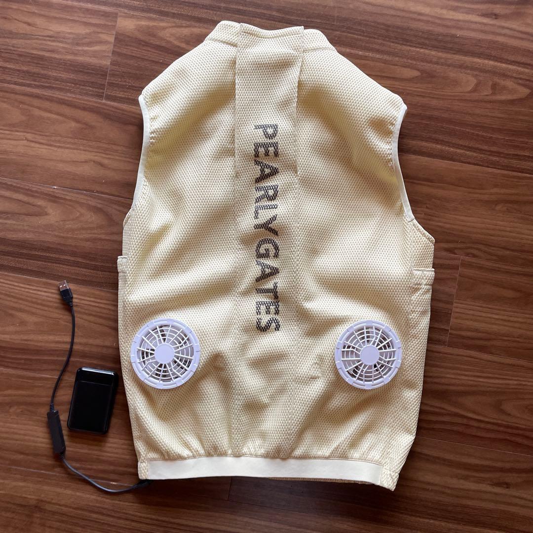 PEARLY GATES メッシュファン付きベスト Lサイズ