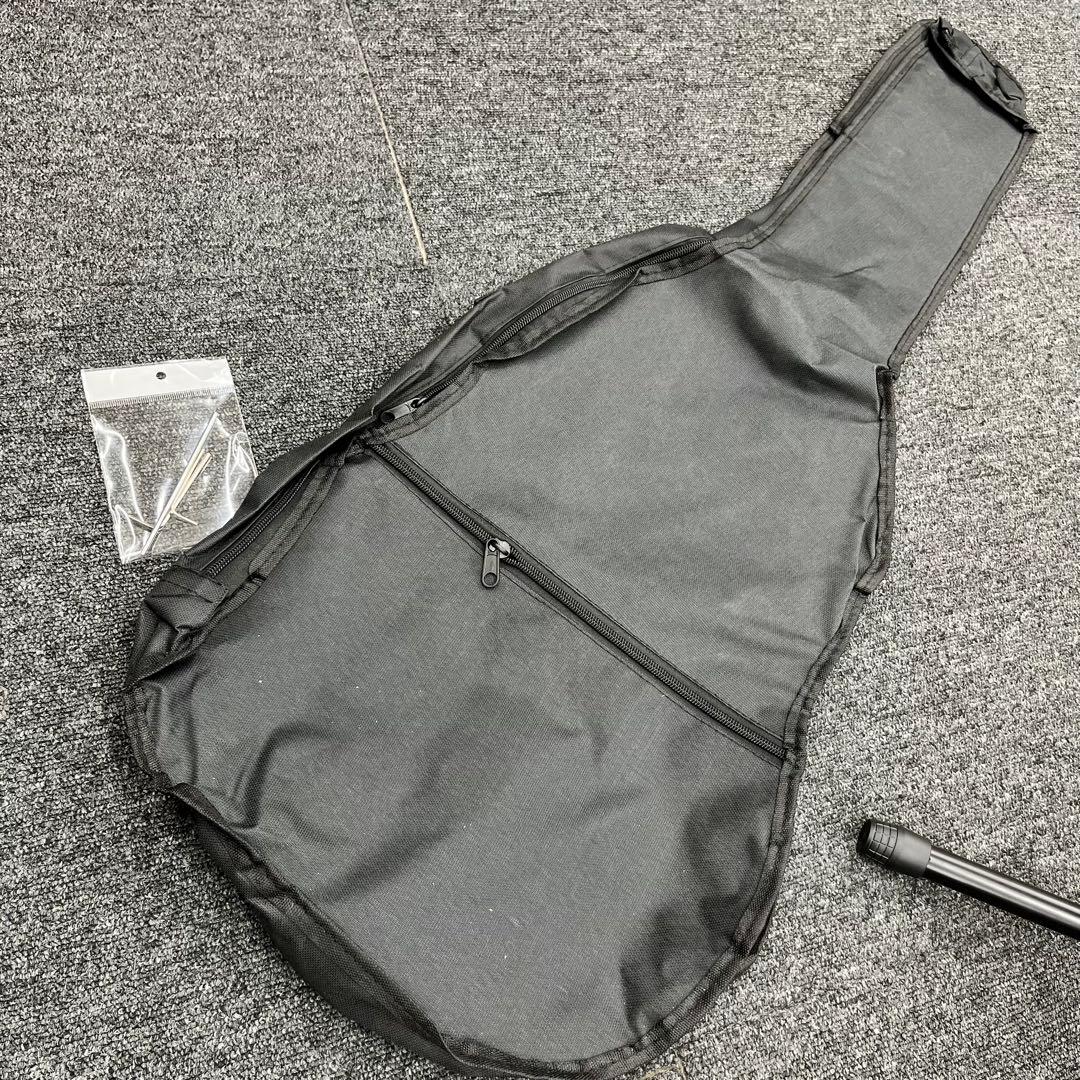 【11258】【新品】ヘッドレスギター 汎用ケース付き ホワイト