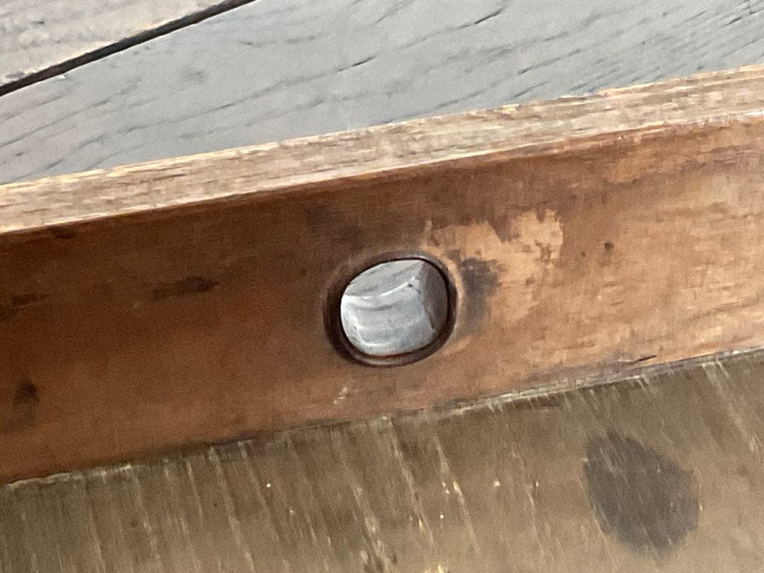 ひとつ穴　文机　小机　引き出し付き　ヴィンテージ家具　古道具