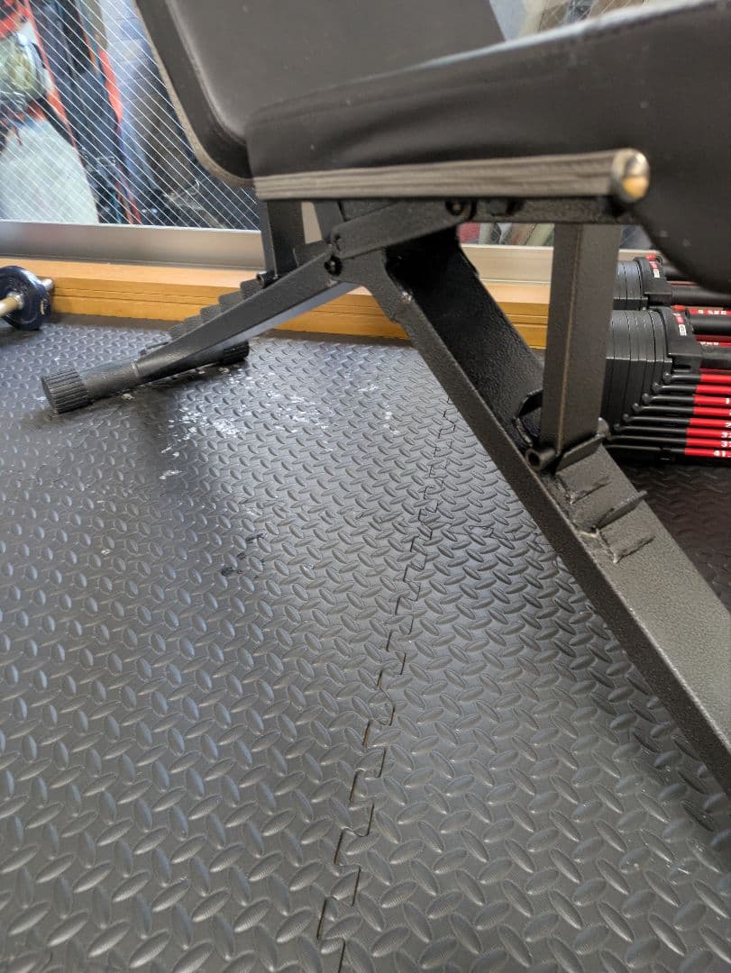 【引き取り目黒区】可変式ダンベル　41.5kg×2　ベンチセット