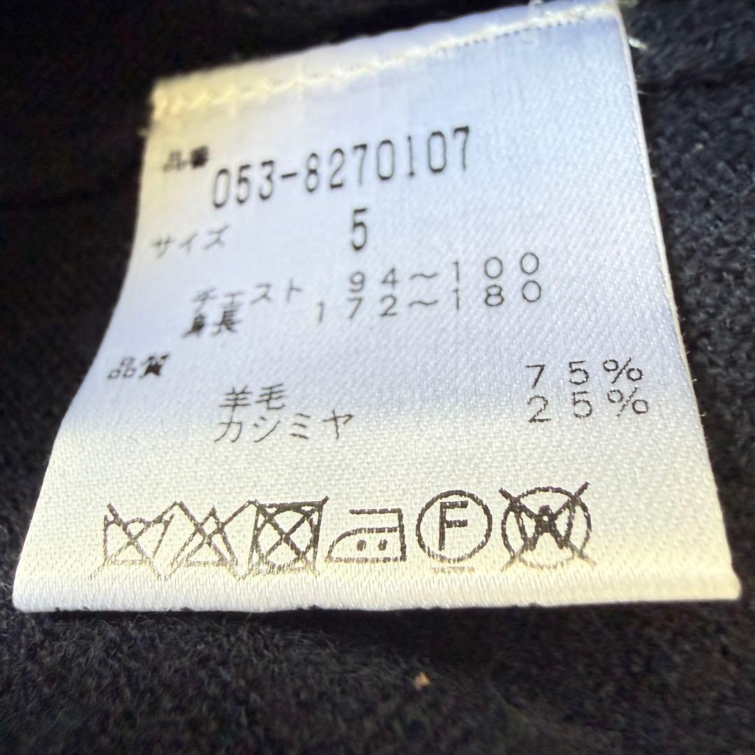カシミヤ素材　パーリーゲイツ　ニット　紺　M〜L相当　ハーフジップ　セーター　5