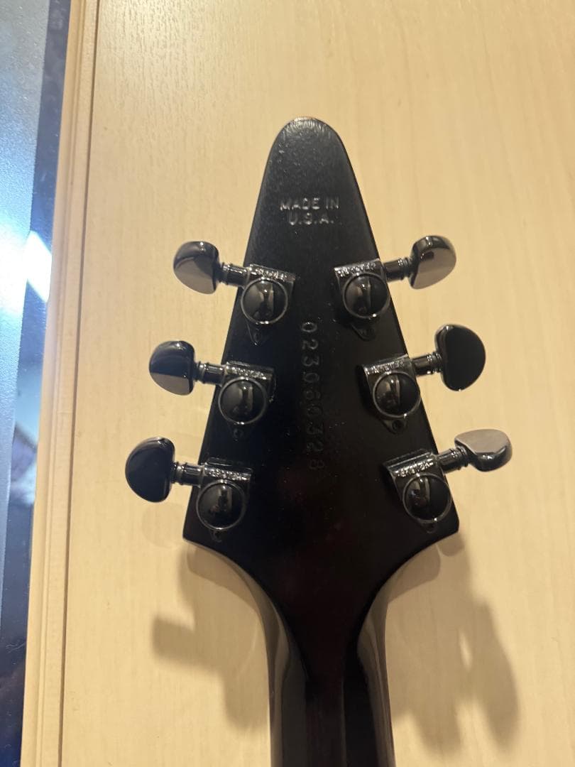 ギター Gibson LTD Flying V Gothic II EMG