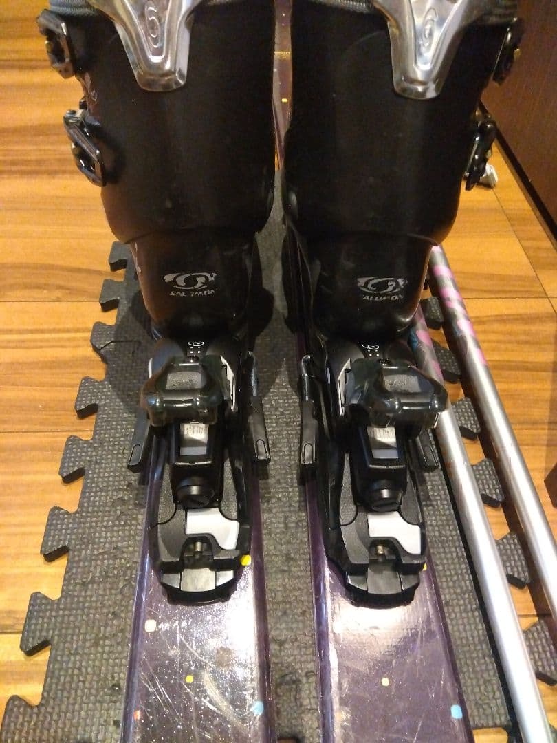 【ハイエンド】SALOMON 学生・レディース スキーセット メンテ・WAX済✔