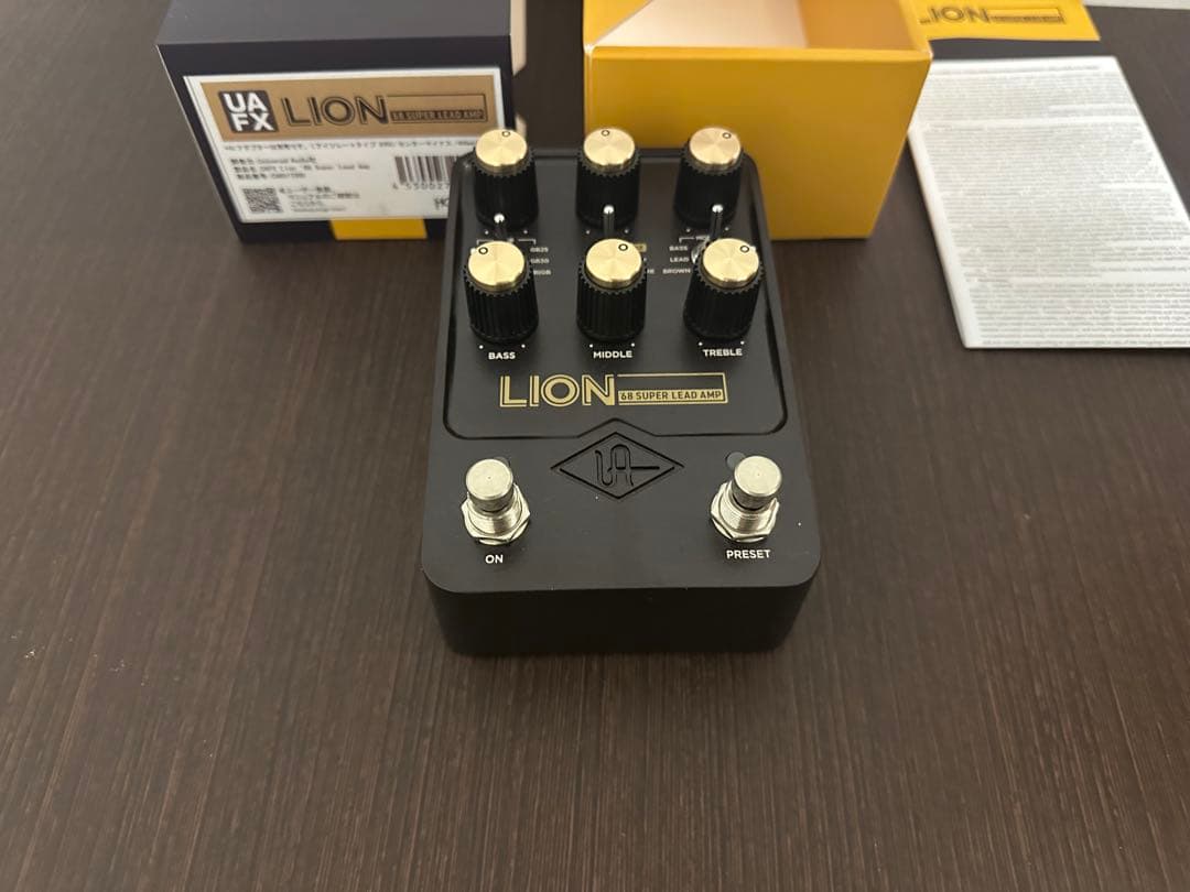 ギター UNIVERSAL AUDIO UAFX Lion '68 Super Lead