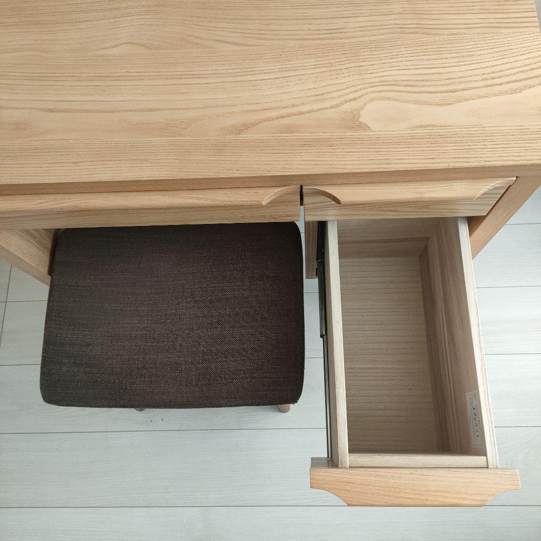 【超美品】unico★CLARUS-mini木製ドレッサー