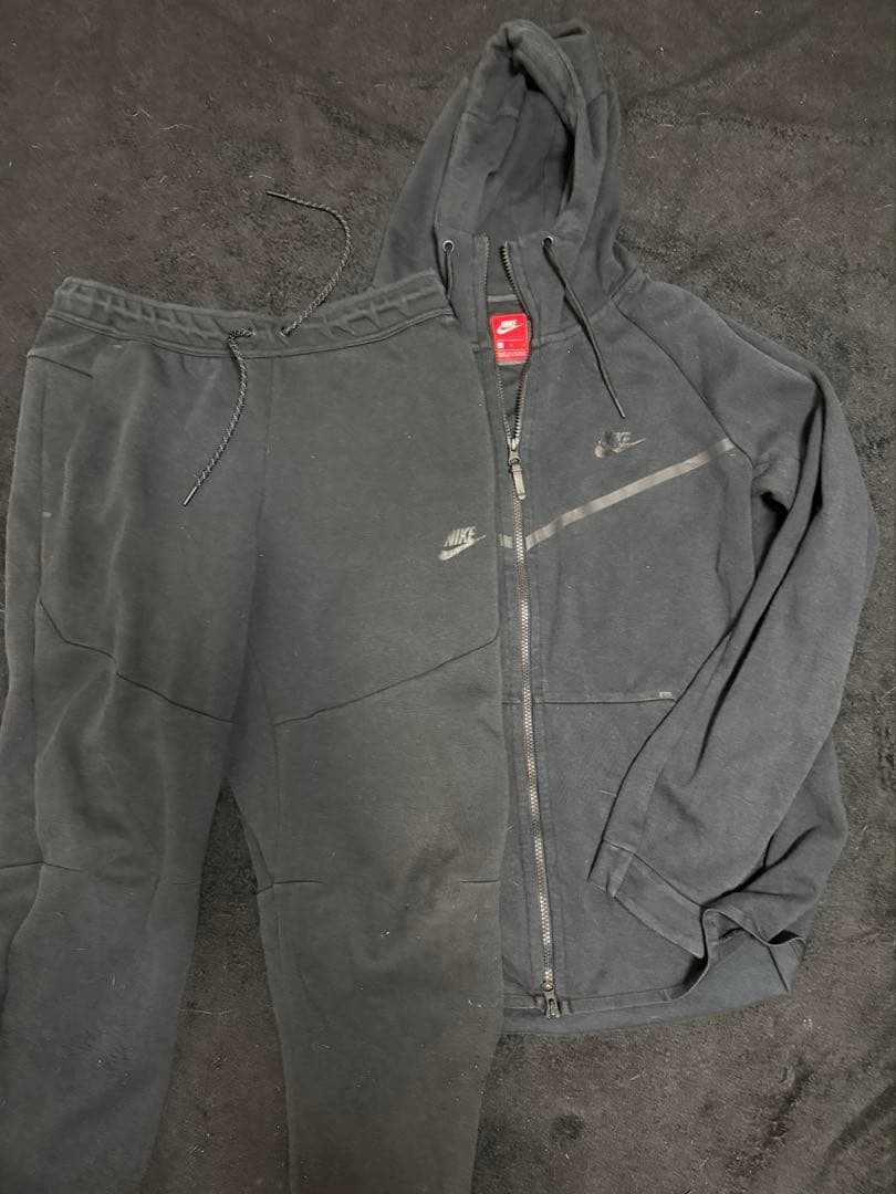 ゴーンとゴードンテックフリース 黒 セットアップ Lサイズ