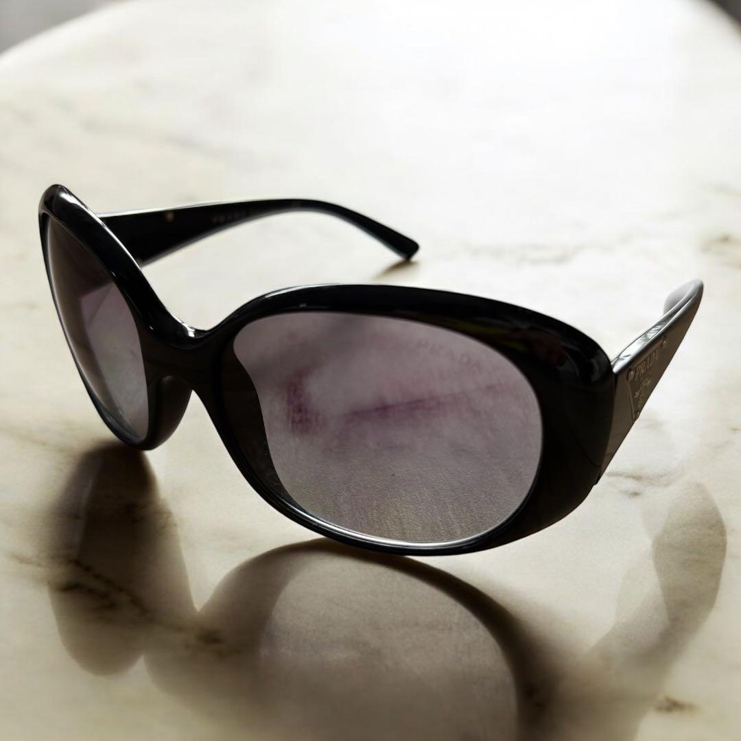 プラダ★サングラス PRADA プラダ SPR27L ブラック レディース　美品