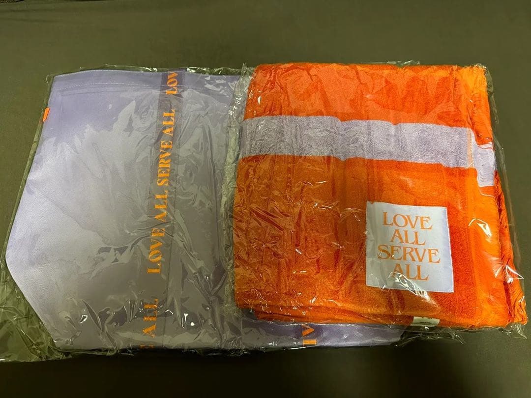 藤井風 LASA トートバッグ パープル バスタオル オレンジ