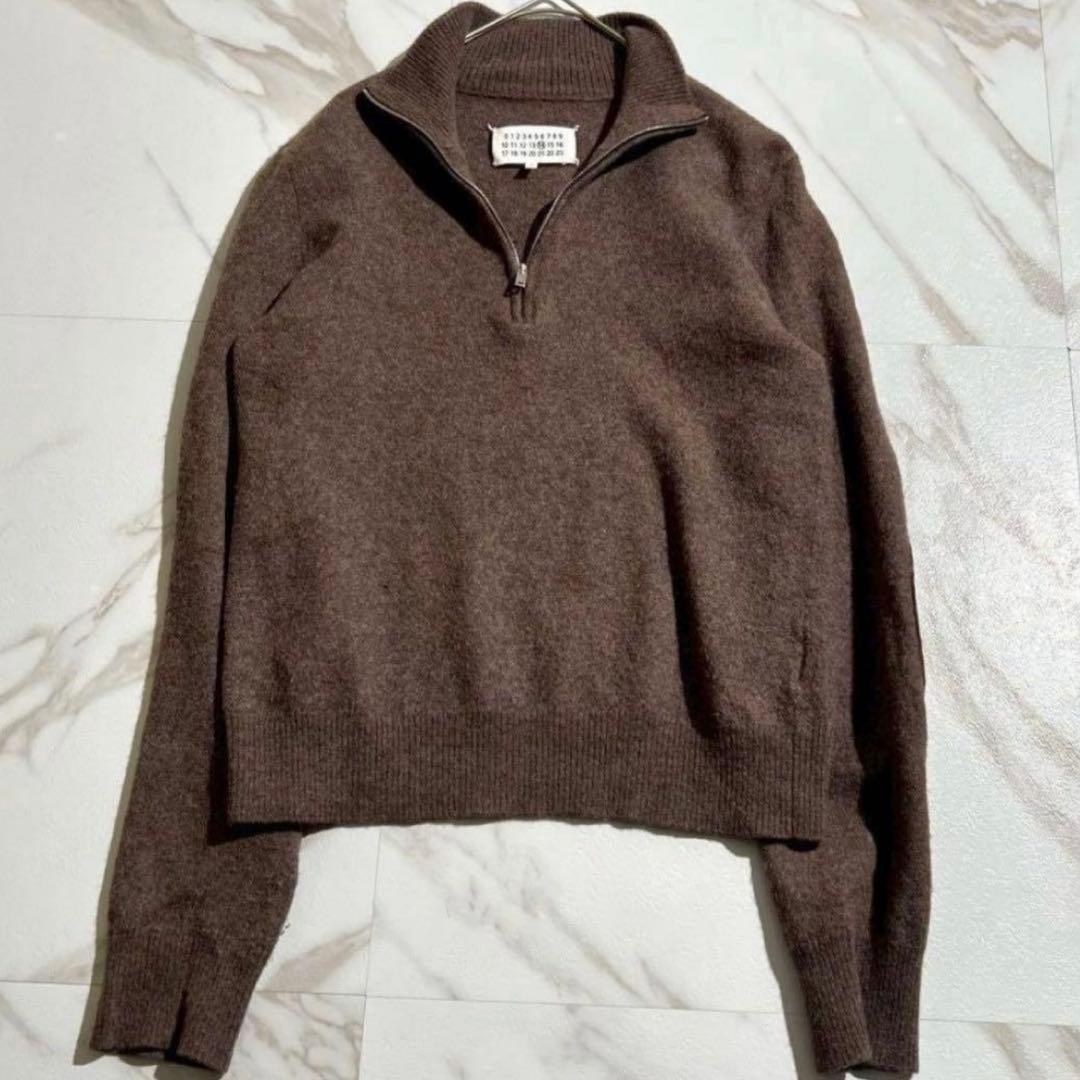 e*u様 2017AW MAISON MARGIELA half zip kni