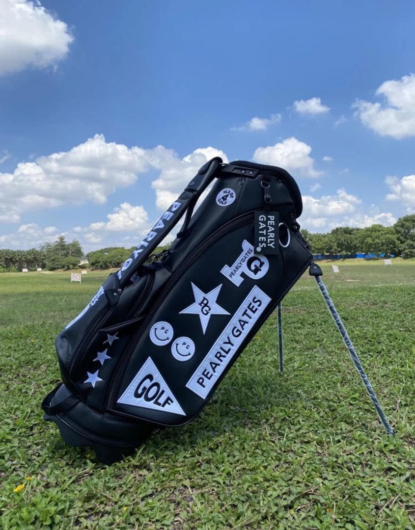 PEARLY GATES パーリーゲイツ スタンドバッグ ブラック新品♡未使用♡
