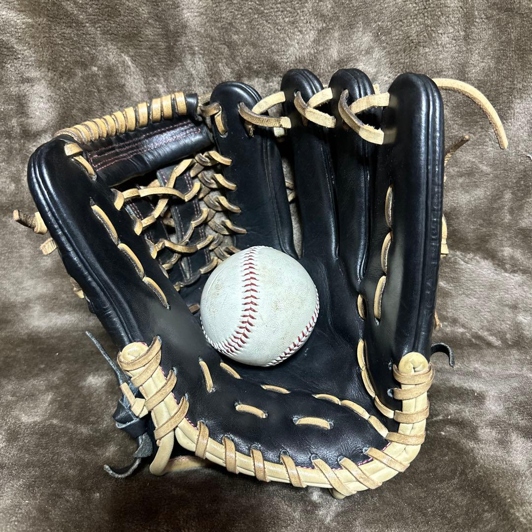 【中古】グラブワークス　オーダー一般硬式内野用グローブ 　薬指リング