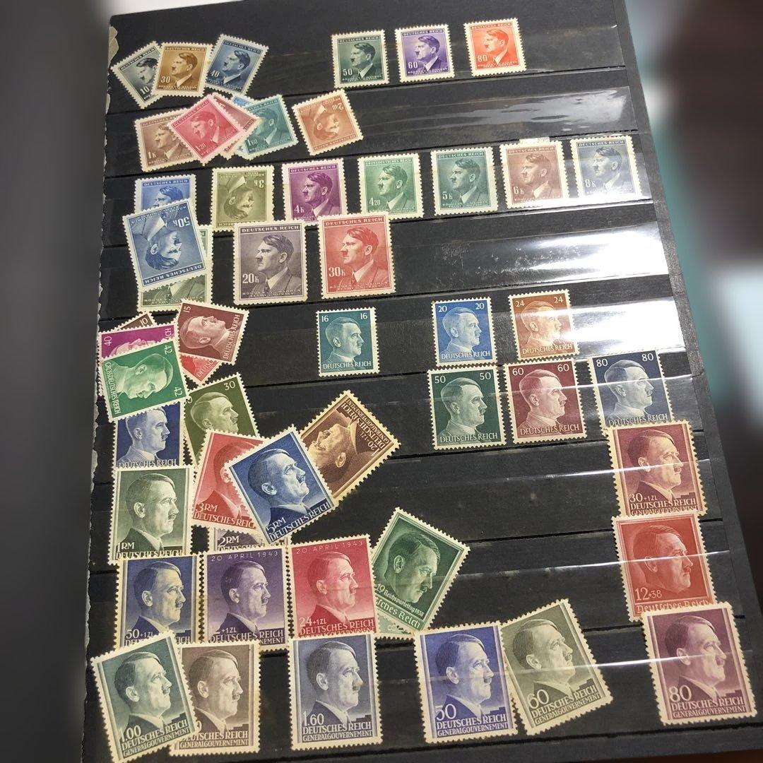 12562 ドイツ第三帝国切手大量、切手が剥がれないため安く出品します
