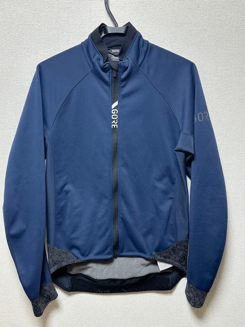 GOREウェア　メンズ　冬用サイクルジャケット　ネイビー　サイズL