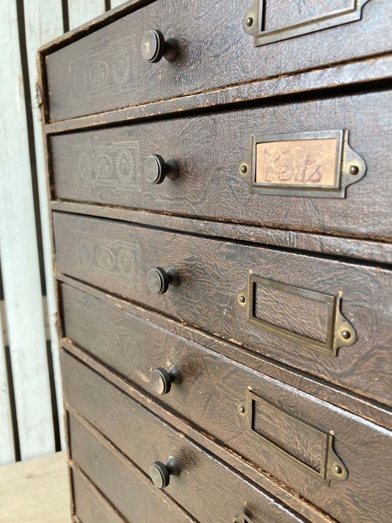 値下げ！　カルティエブレッソン　スプールキャビネット　1925年頃　8段　激レア