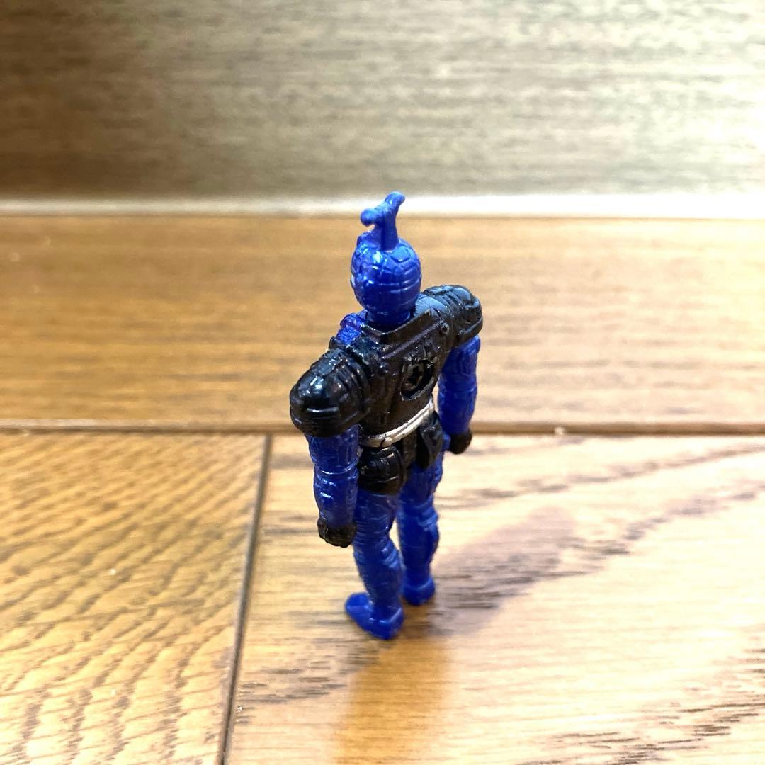 ブルービート フィギュア 重甲ビーファイター カブト 当時物 メタルヒーロー 青