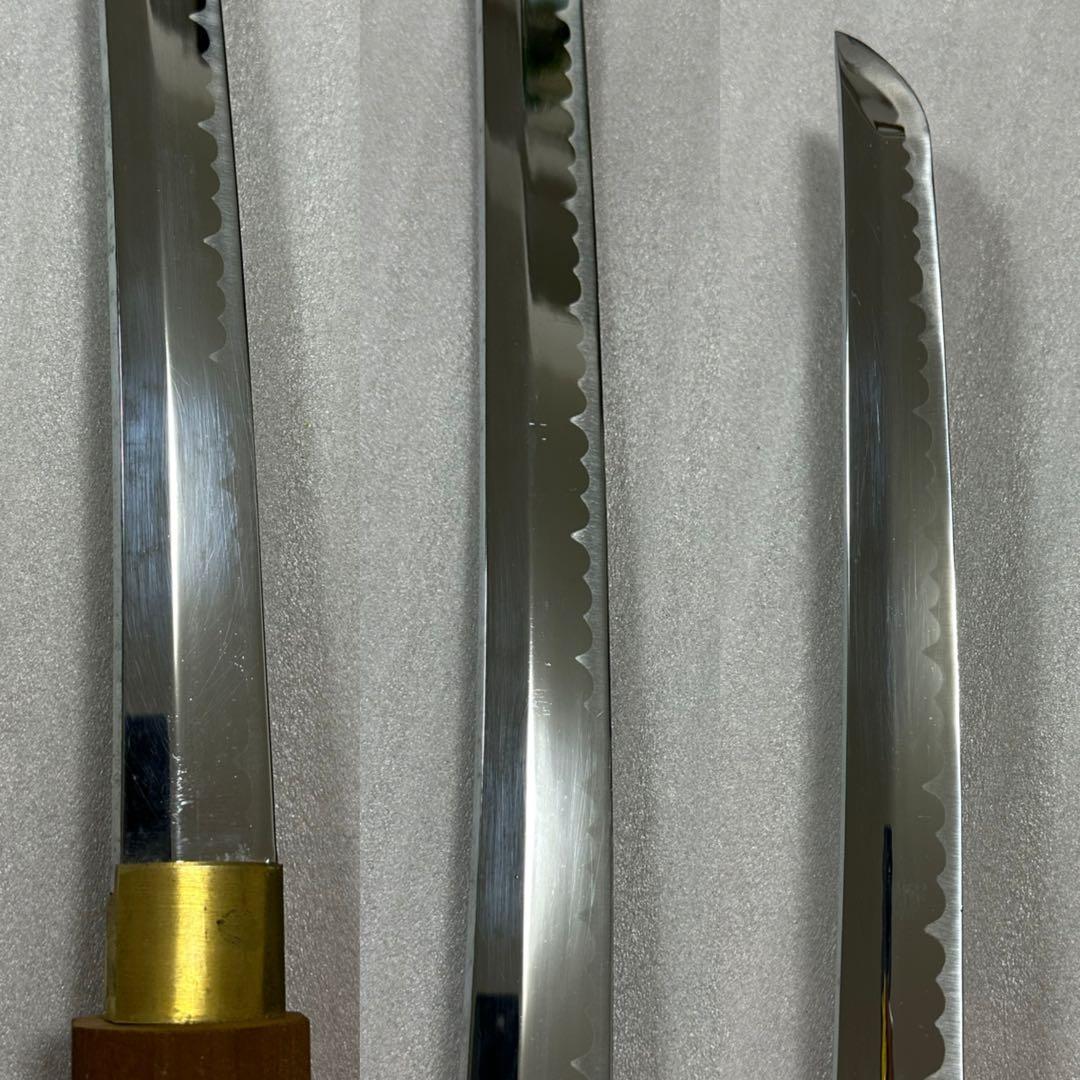 模造刀 白鞘 打刀 脇差 2点セット 鞘付き長さ約68/101cm 26A28