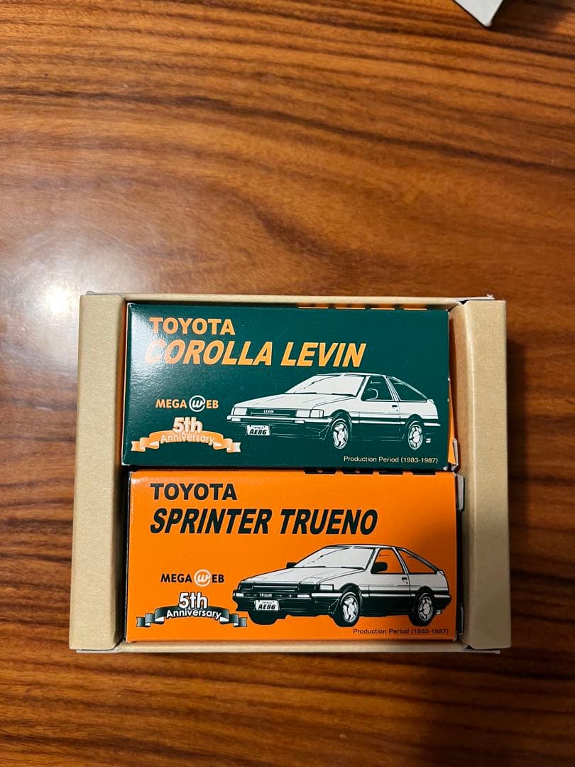 【未開封】トミカ AE86 レビン＆トレノ 5周年記念 限定 非売品