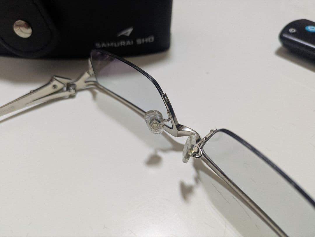 SAMURAI SHO チタン メガネ ケース付き