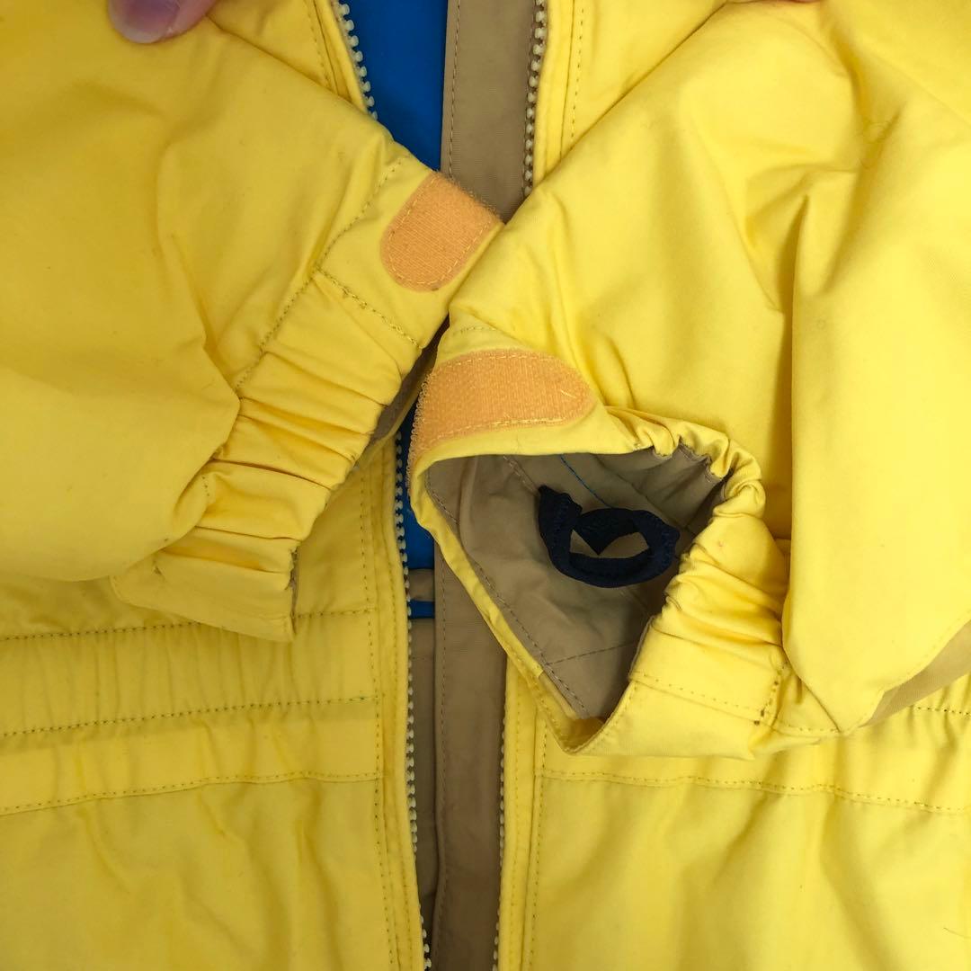 mont-bell モンベル キッズ スノーウェア スキーウェア黄色 100cm
