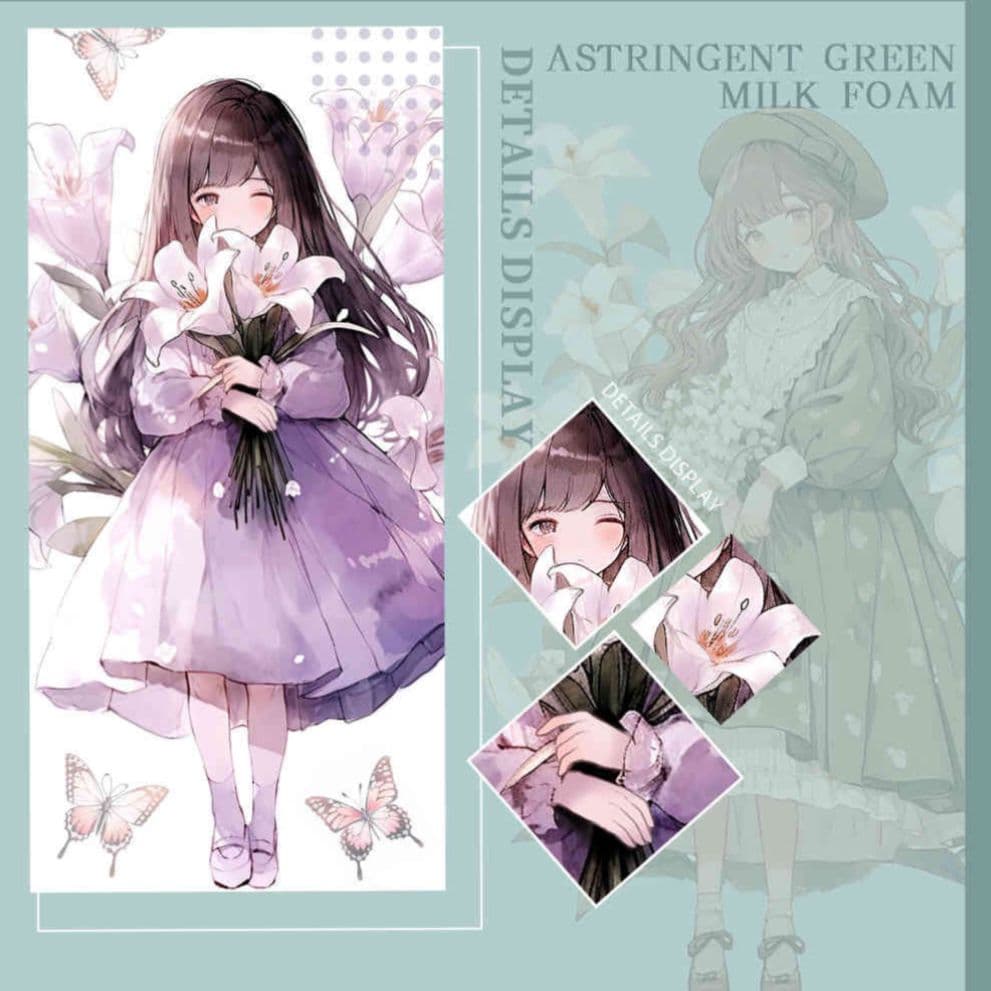 廃盤品✩J1117＃涩青奶泡(贝壳光)奶泡匣子切り売り海外人物女の子AIマステ