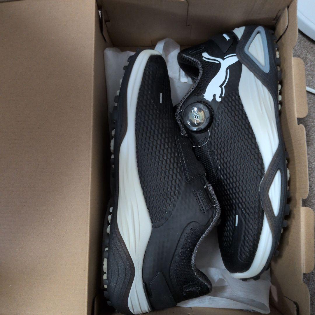 プーマ /24.0cm シャドウキャット ニトロ ゴルフシューズ310833　黒