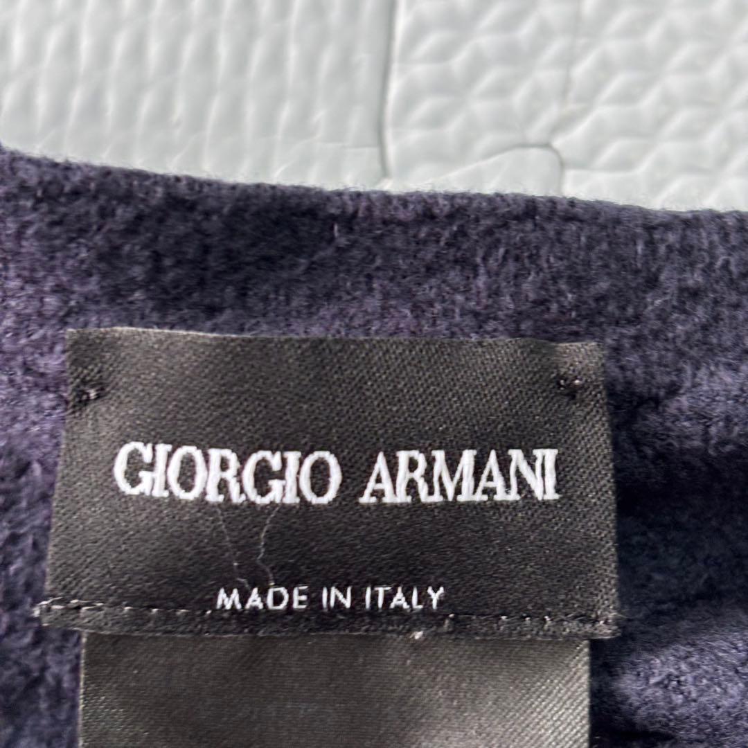大人気✨GIORGIOARMANI ジョルジオアルマーニ 黒タグ長袖 濃紺