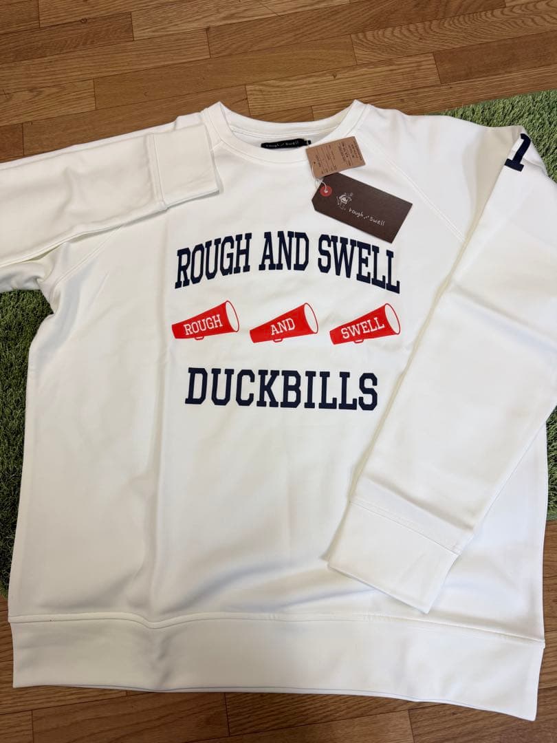 新品正規品【ROUGH&SWELL/L】ダンボールニット長袖カットソースウェット